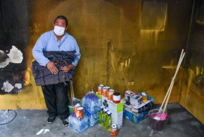 Apoya DIF Reynosa a persona que perdió su patrimonio en incendio