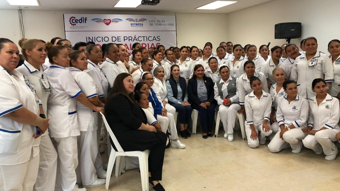 Inician prácticas 100 alumnas CEDIF