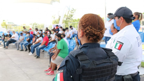 Policía Estatal sostuvo una plática con menores sobre Violencia en la Pareja e Identidad Policial