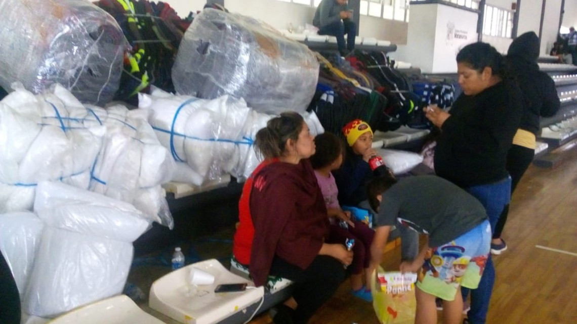 Muy poco migrantes aceptaron ser trasladados al refugio temporal que ofrece el municipio