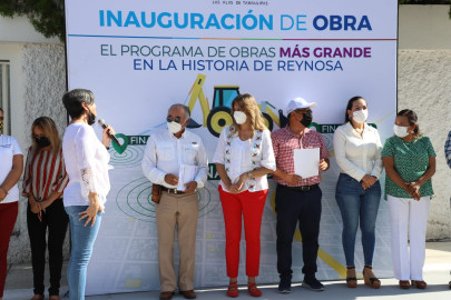 Reconocen colonos programa de obras del Gobierno Municipal de Reynosa 