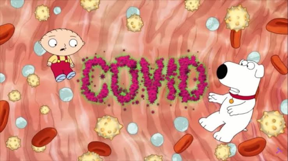 Stewie promociona vacunación anticovid con divertido corto