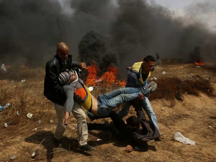 3 palestinos muertos al intentaron vulnerar la Franja de Gaza
