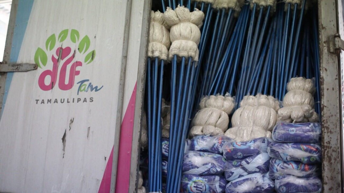 DIF Tamaulipas envía ayuda a familias afectadas en Reynosa