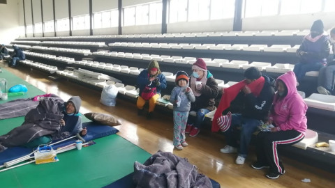 46 personas fueron albergadas por el intenso frío en Matamoros