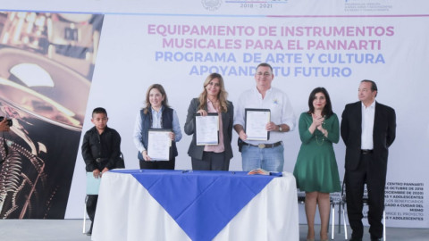 Entrega Ayuntamiento y DIF instrumentos a PANNARTI
