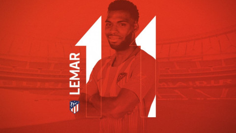 Atlético de Madrid apresenta oficialmente Thomas Lemar