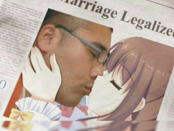 En Japón ganas dinero por casarte con una caricatura 