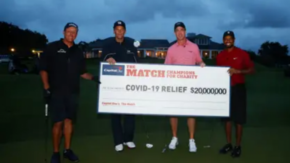 “The Match: Champions for Charity” recauda 20 mdd