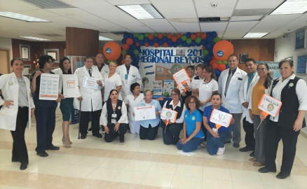 Hospital Regional Reynosa de PEMEX promueve campaña de Higiene de Manos 2018