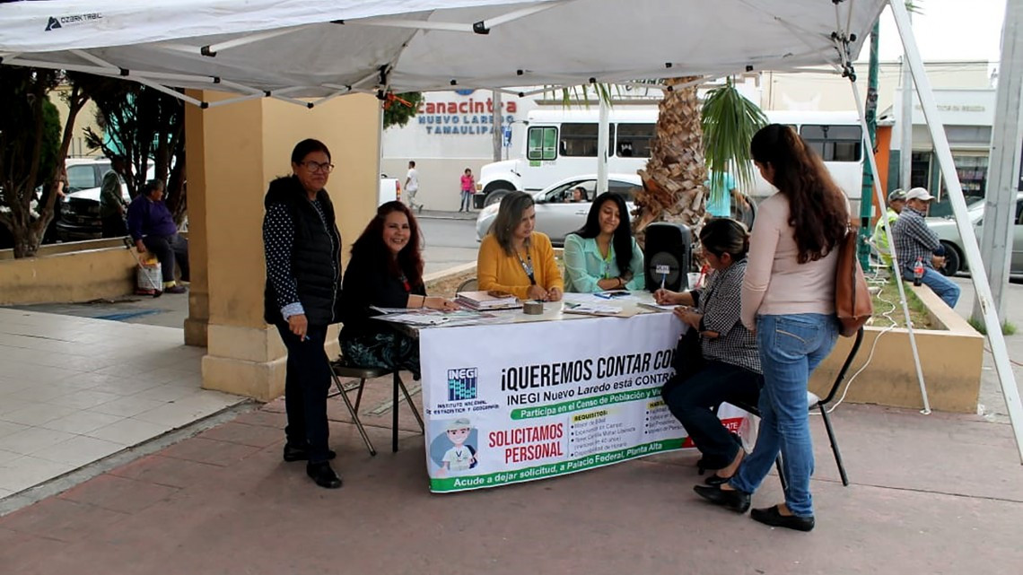 Más de 2 mil vacantes disponibles en Tamaulipas para Censo 2020 del INEGI