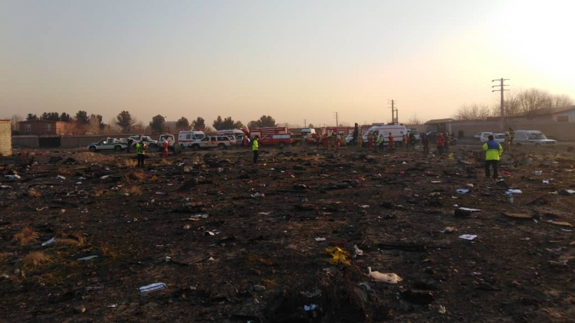 Se estrella avión con 180 personas en Irán, no hay sobrevivientes