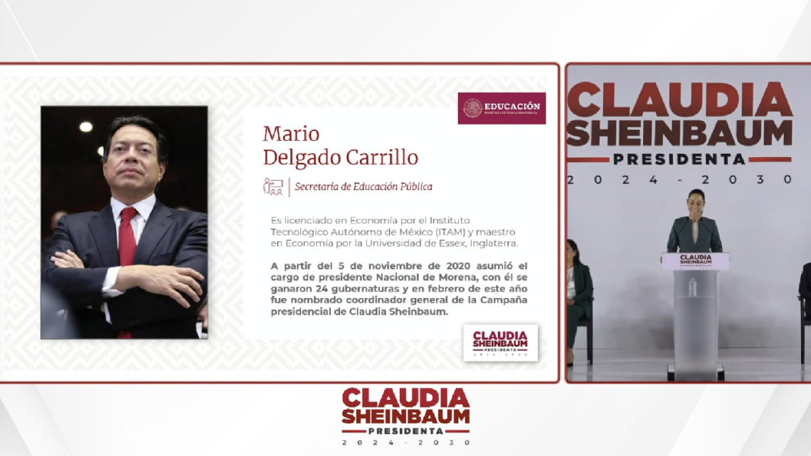 Claudia Sheinbaum presenta a nuevos integrantes de su gabinete