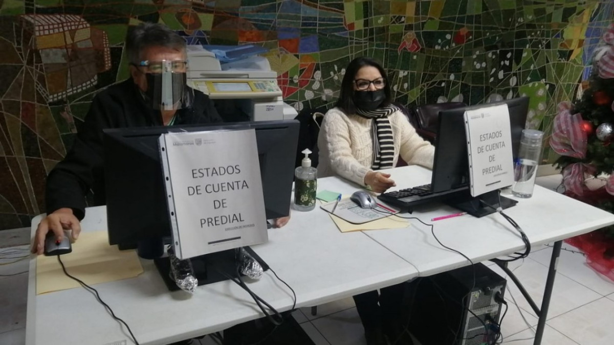 En primer día hábil del 2022 matamorenses acuden a pagar su impuesto predial