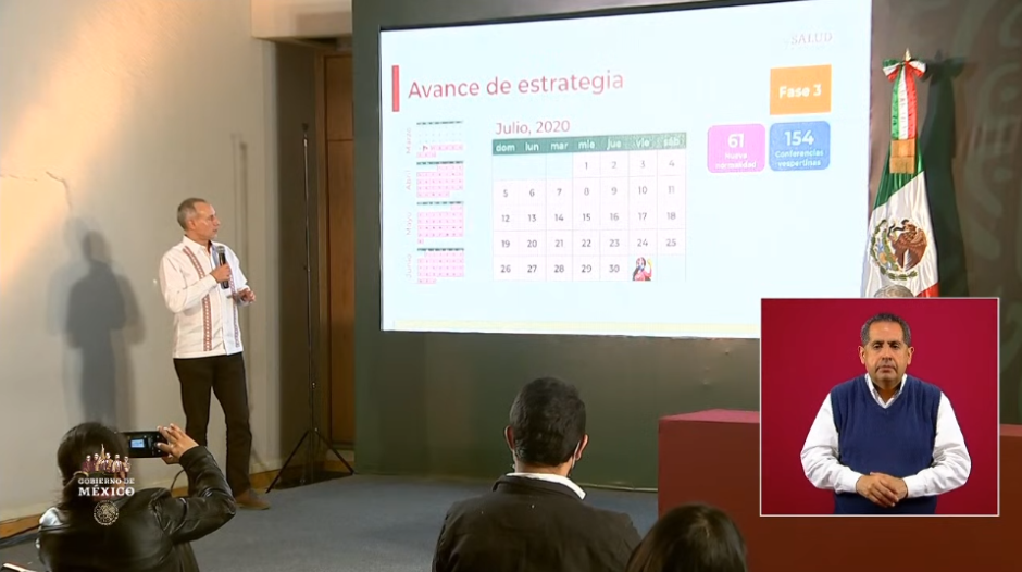 México suma 46 mil decesos por COVID-19 