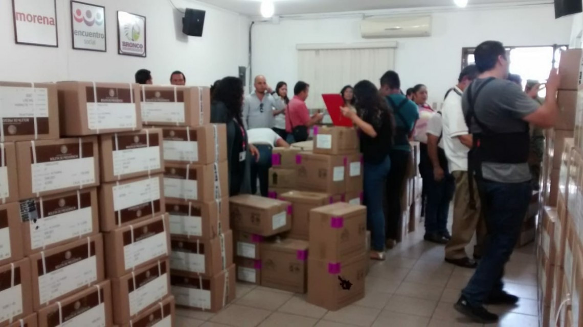 INE Madero recibe 899 mil boletas electorales para el 1 de junio