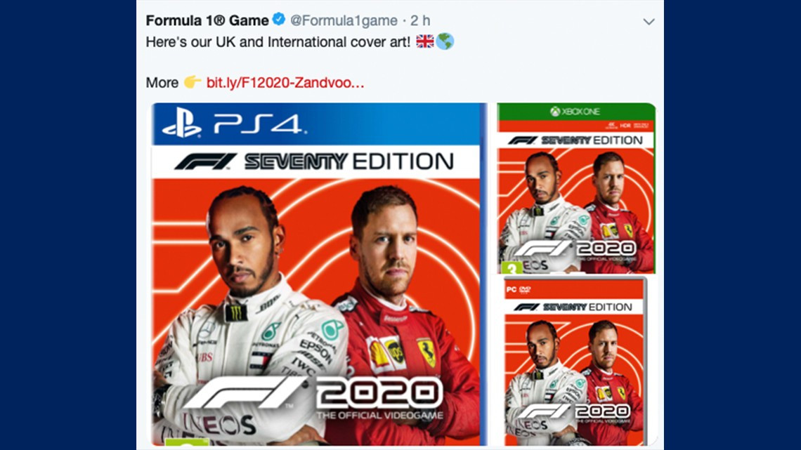 Sergio "Checo" Pérez en una de las portadas del videojuego de la Fórmula 1