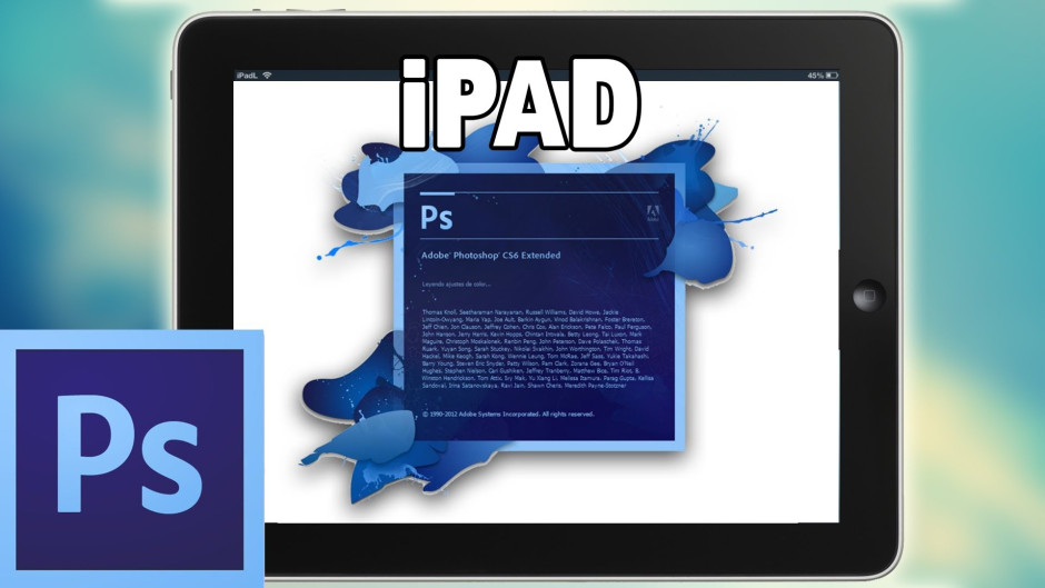 ¡Es Oficial! Llega Photoshop para iPad