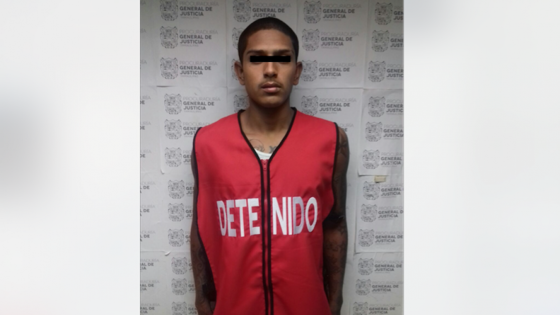 Policía federal aprende a homicida