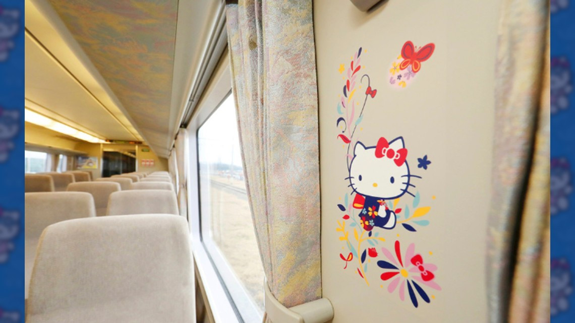 Conoce el nuevo tren de Hello Kitty en Japón