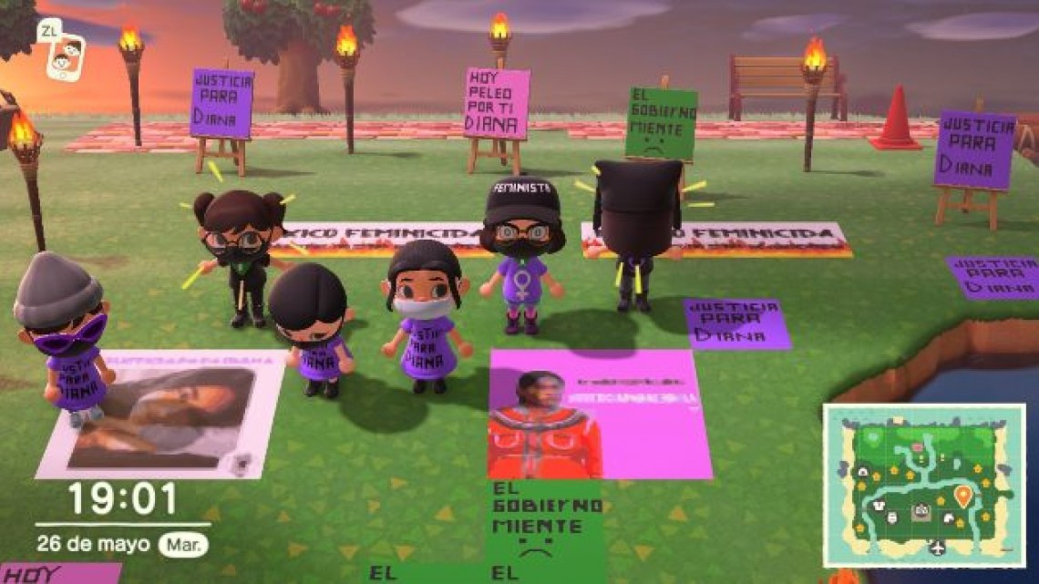 Realizan protesta virtual por feminicidio de Diana 