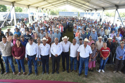 Entrega Gobierno de Tamaulipas 280 toneladas de fertilizante a productores citrícolas