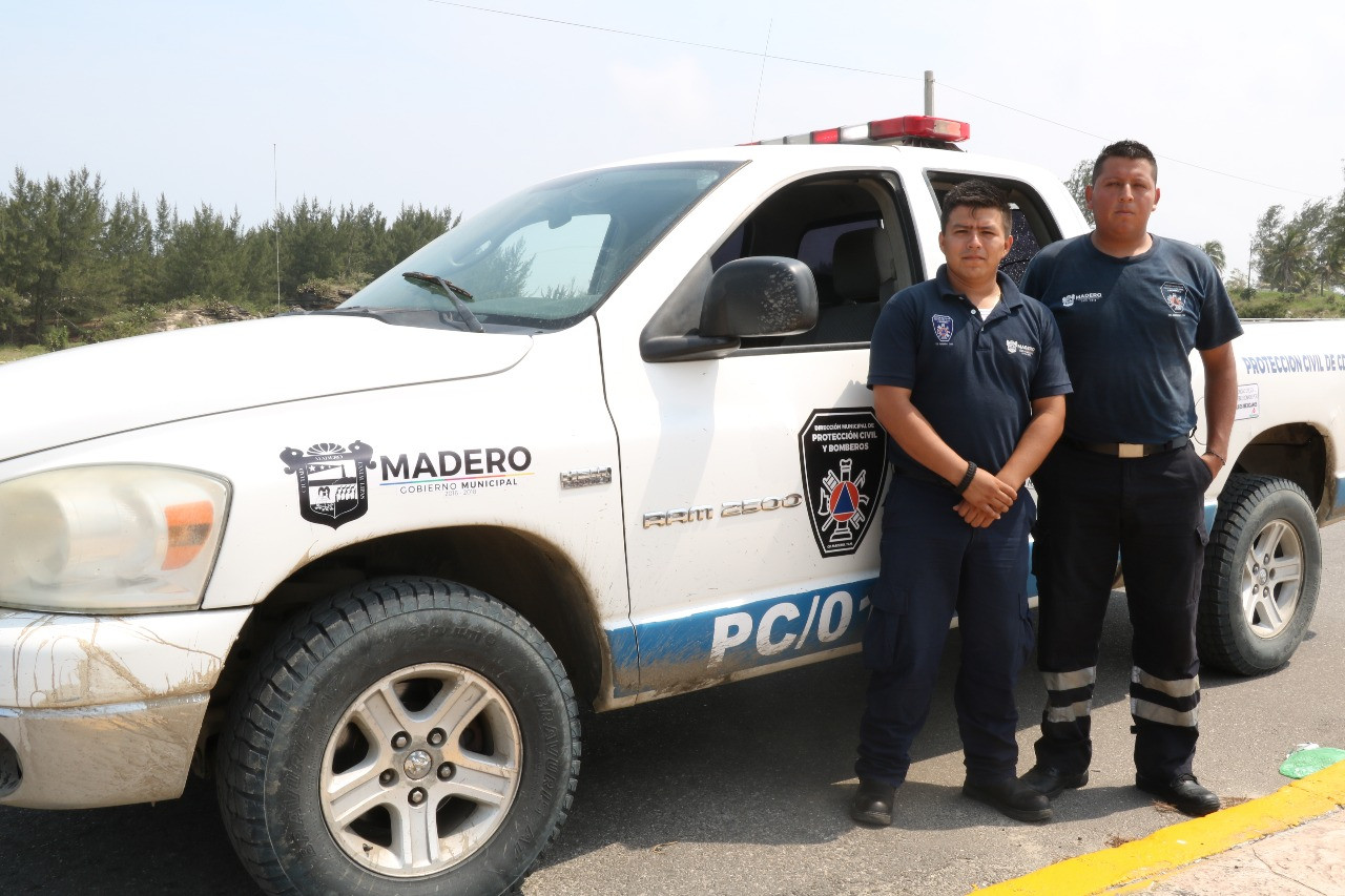 PC y Tránsito Madero realizan operativo en playa Miramar
