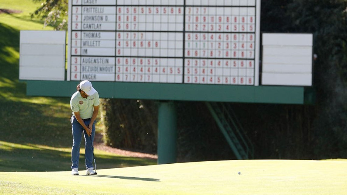 Ancer primer mexicano en liderar el Masters de Augusta 