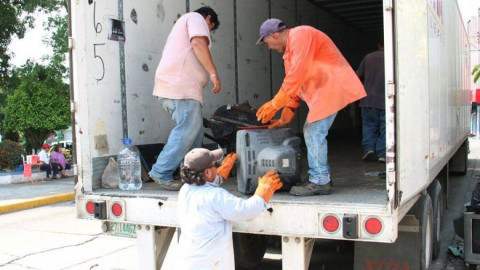 Envían primer cargamento a basura electrónica a San Luis Potosí