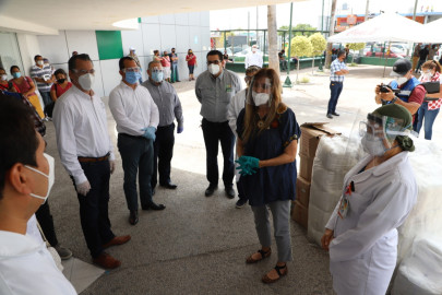 Recibe una vez más la UMF40 insumos para Héroes de la Salud 