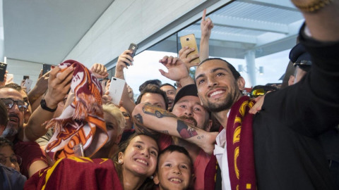 Javier Pastore llega a Italia para firmar con AS Roma