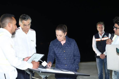 Visita presidenta Claudia Sheinbaum Pardo el puerto de Matamoros