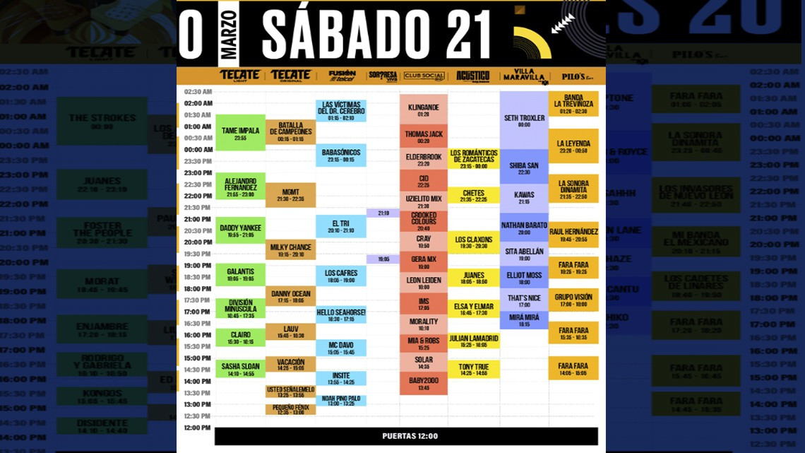 ¡Que no se te pase! Revelan horarios para el Pa’l Norte 2020
