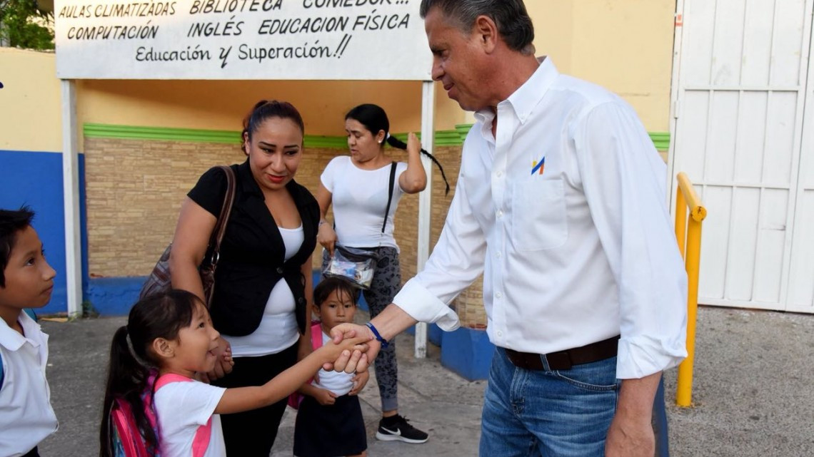 Modernizará Chucho Nader las Escuelas de Tampico