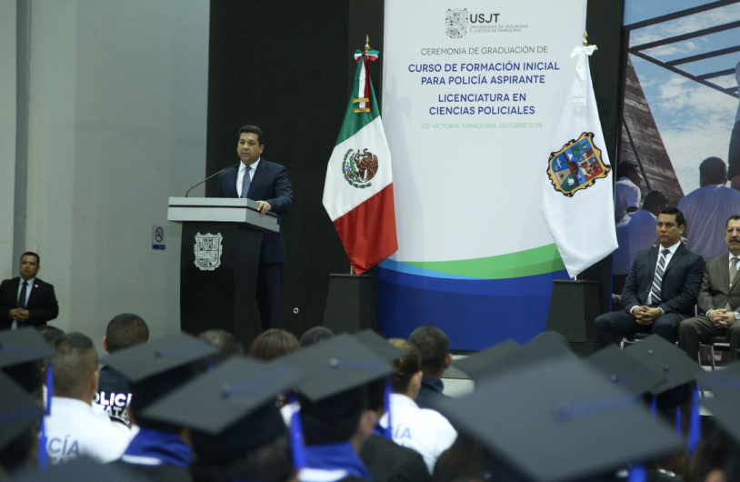 Preside Gobernador graduación de nuevos elementos para Seguridad Pública