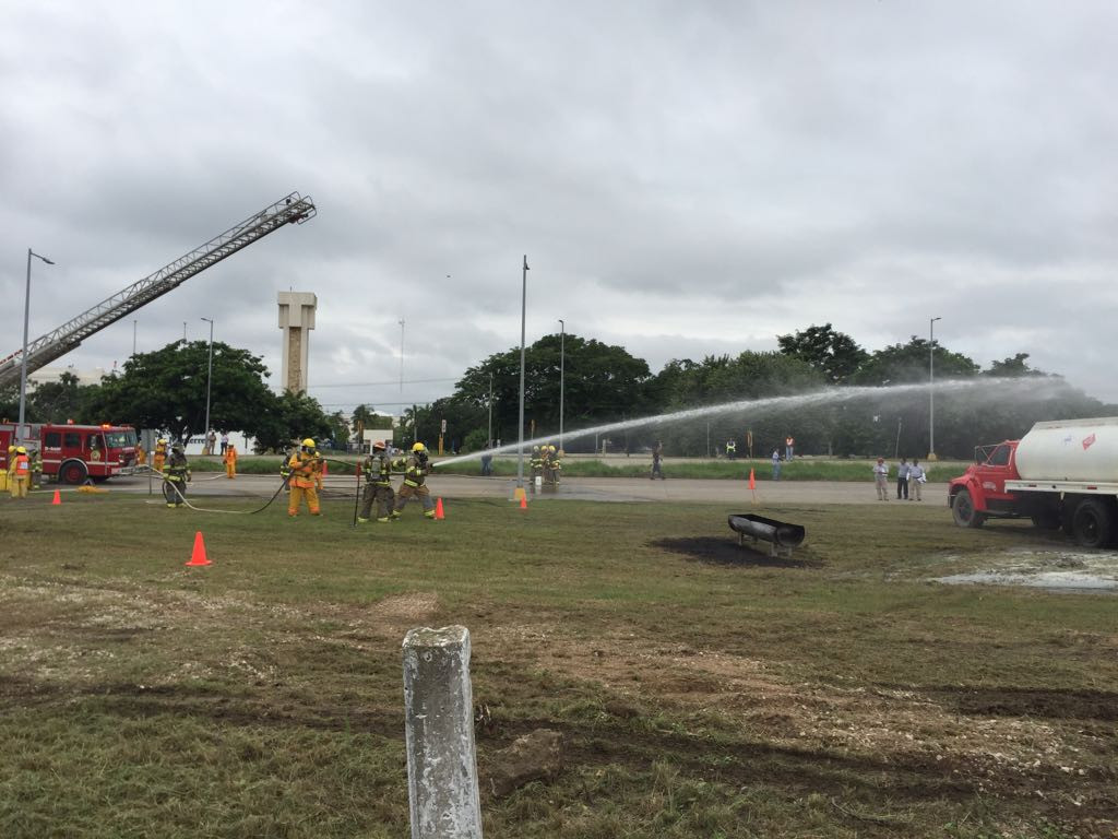 Realizan simulacro de contingencia en Altamira