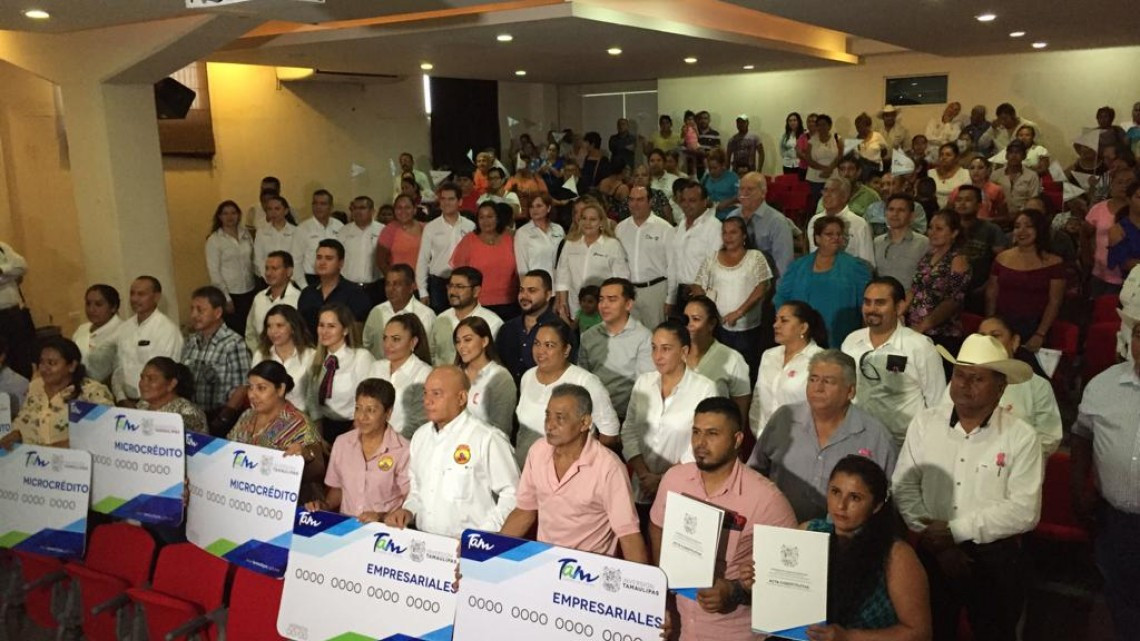 Se entregan micro créditos a emprendedores del sur de Tamaulipas