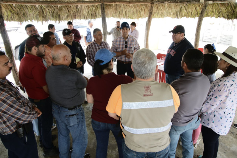 Pide alcalde Mario López a funcionarios, trabajo arduo  en Playa Bagdad, sin descuidar la zona urbana