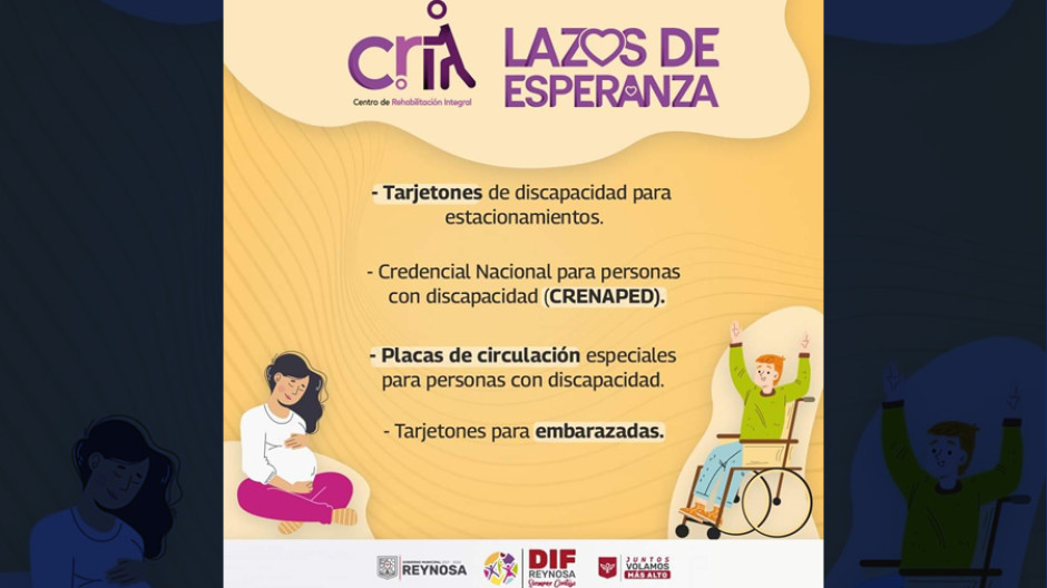 Cuenta DIF Reynosa con programa Lazos de Esperanza