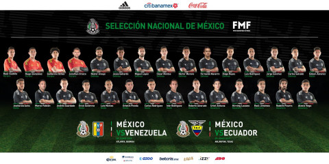 Dan a conocer la convocatoria preliminar para la Copa Oro 2019