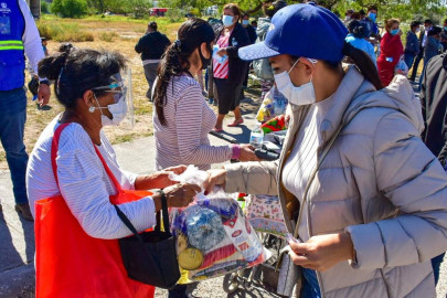 DIF Reynosa benefició a las familias de la colonia Granjas