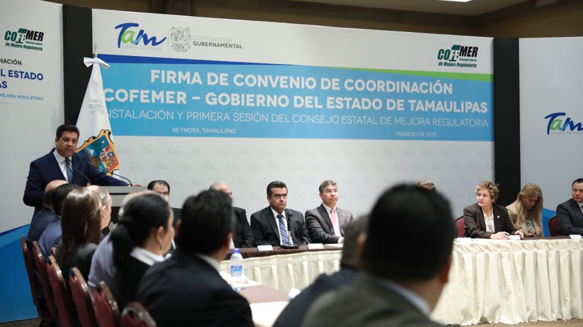 Acuerda Gobierno de Tamaulipas simplificar trámites para incentivar crecimiento