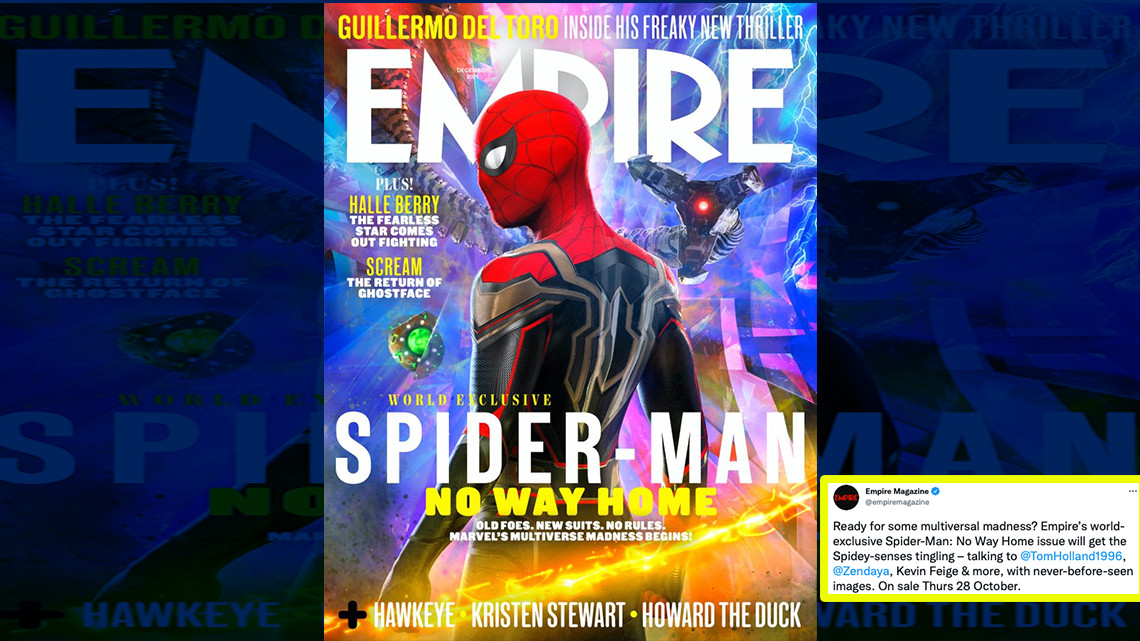 Revelan nuevas imágenes de la película "SpiderMan: No Way Home" 