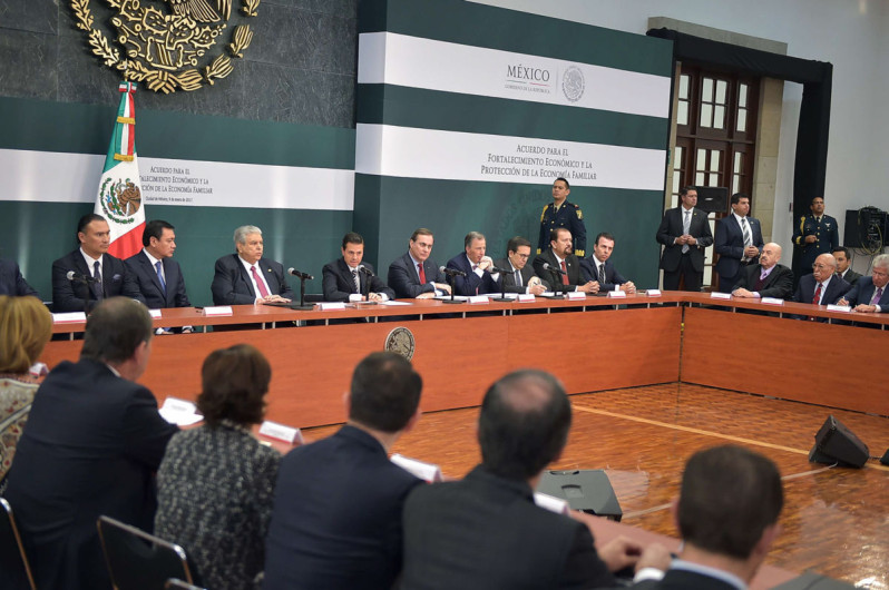 Rechaza SE que acuerdo de EPN se haya entregado a Coparmex dos horas antes del evento