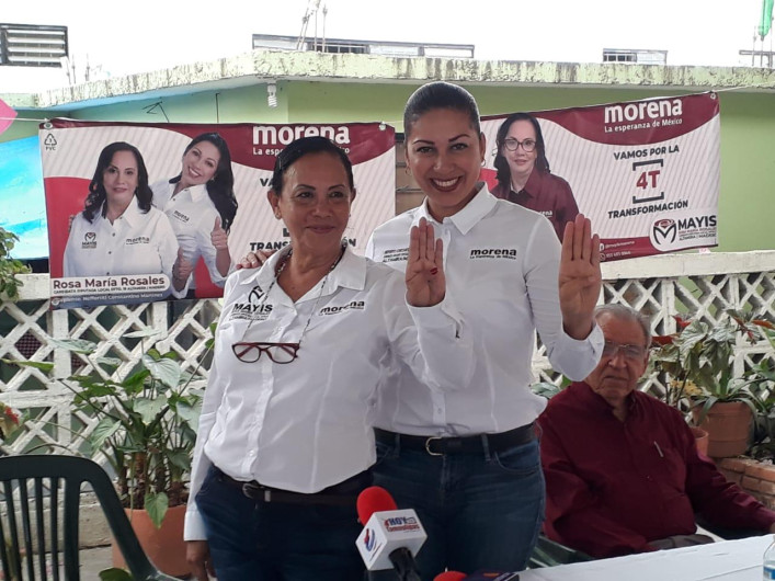 Lucha contra la corrupción, acabar con la impunidad y privilegios, propone candidata de Morena.