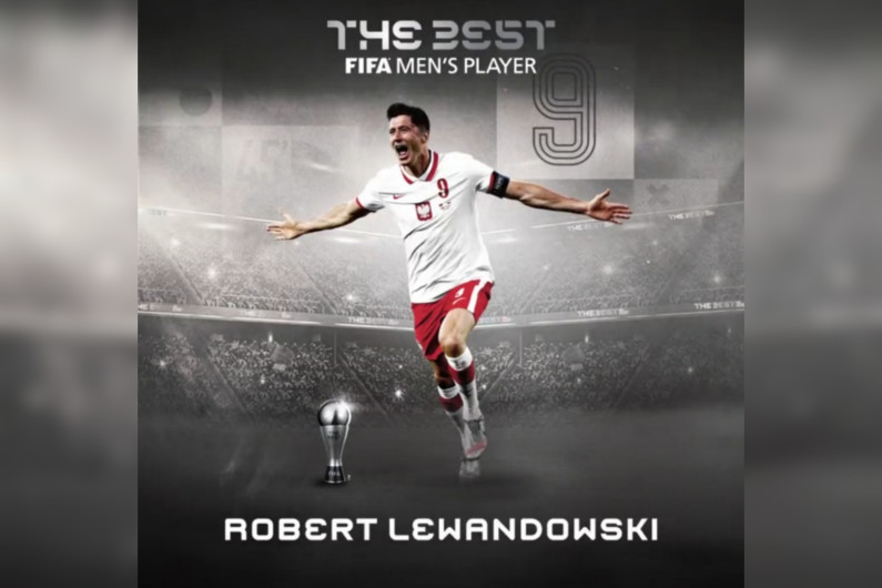 Robert Lewandowski gana el premio The Best de la FIFA a mejor jugador por segundo año consecutivo 