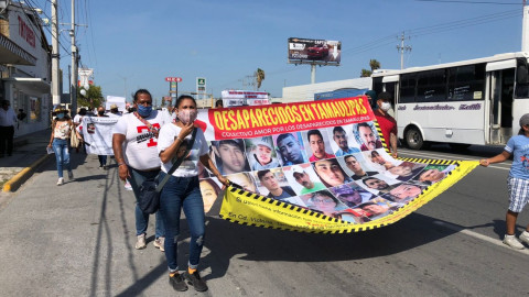 Reynosenses llevan a cabo "Marcha por la Paz"