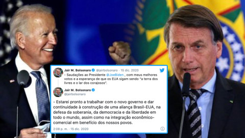  Jair Bolsonaro felicita a Biden tras su victoria en las elecciones de EU