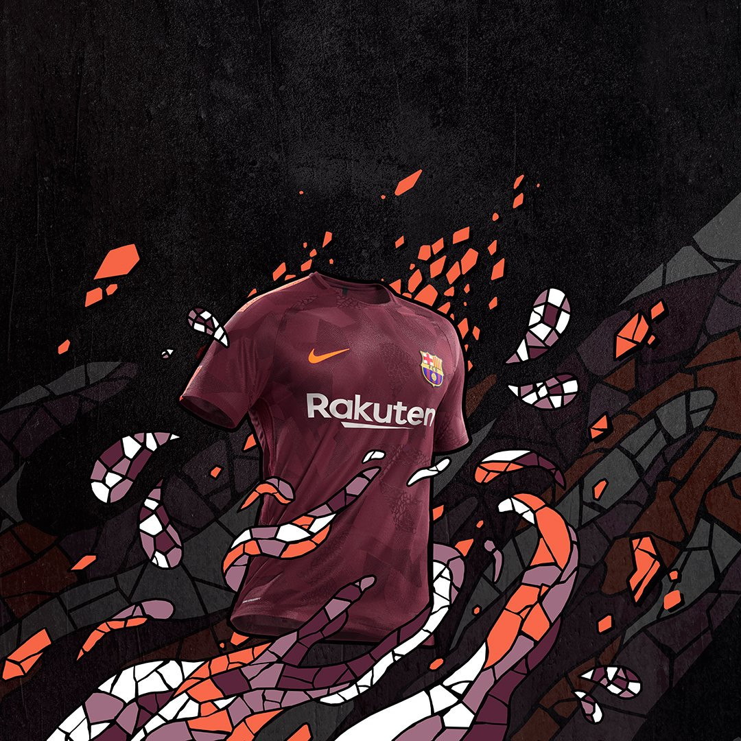 Barcelona presenta espectacular tercer uniforme