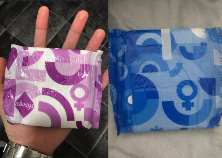 Eliminan símbolo femenino de toallas sanitarias por inclusión